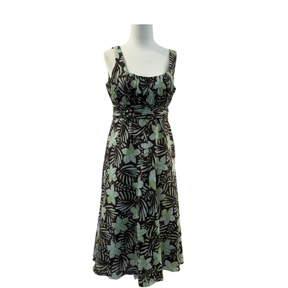 jones STUDI0 LINED MIDI FLORAL DRESS - Picture 1 of 7